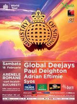 Mergi gratis la Ministry of Sound World Tour party @ Arenele Romane